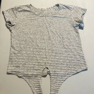 Pebble & stone striped women blouse